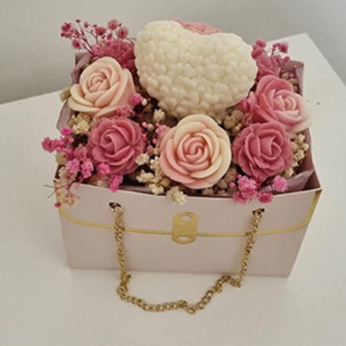 Le bar à bougies - voves - bouquet saint valentin