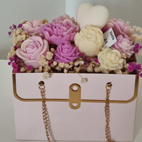 Le bar à bougies - voves - fleurs en sacs