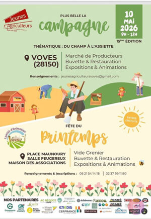 affiche fete du printemps 2026